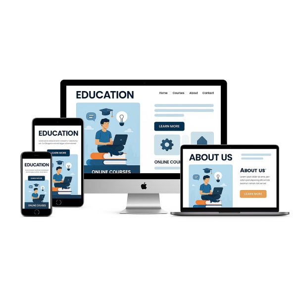 خدمات طراحی سایت آموزش