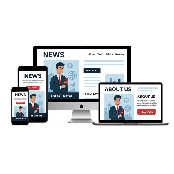 خدمات طراحی سایت خبری