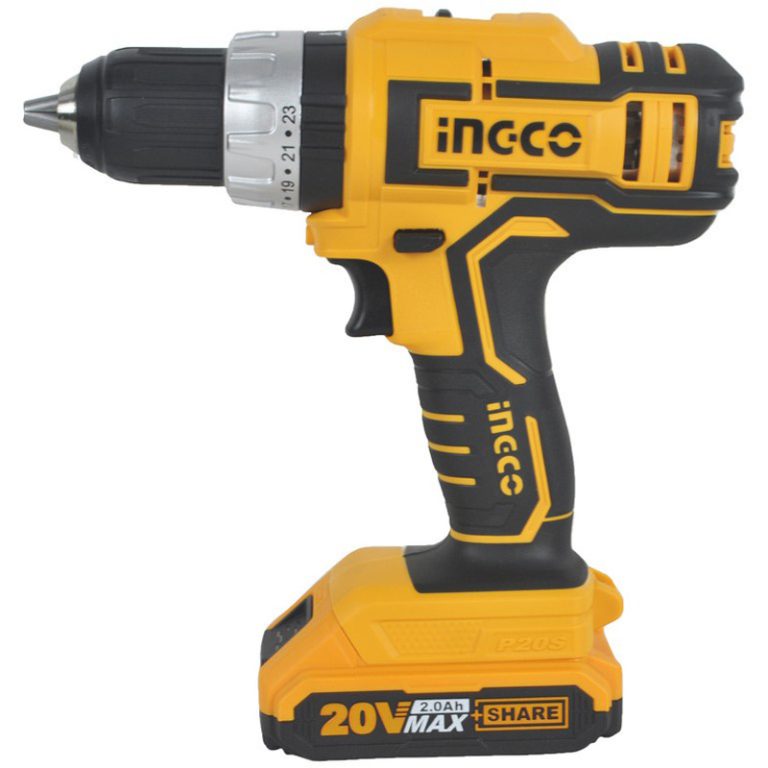 خرید دریل پیچ گوشتی شارژی چکشی 20 ولت اینکو مدل CIDLI20031