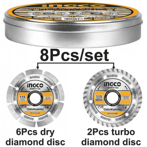 خرید ست ۸ عددی صفحه گرانیت بر اینکو مدل DMD301153