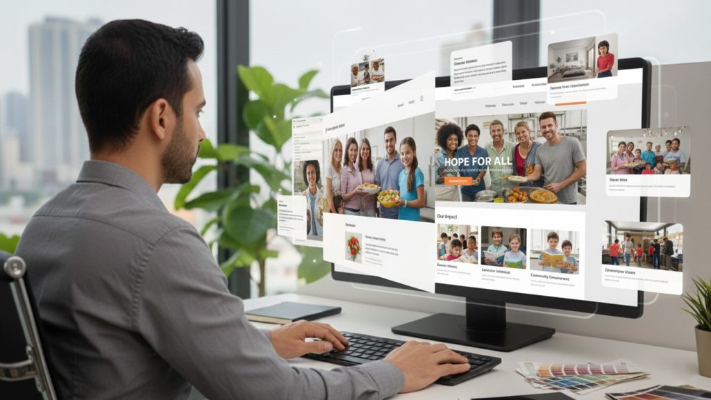 طراحی سایت موسسه خیریه