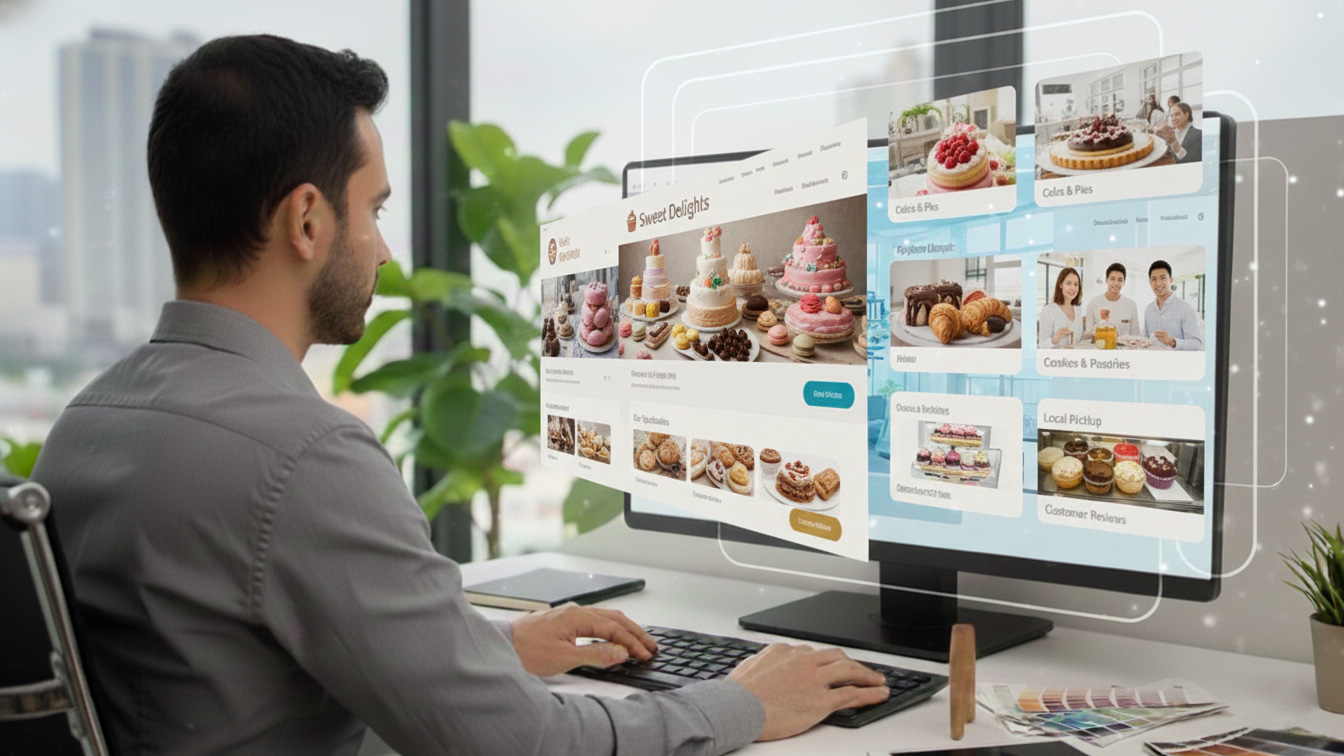 طراحی سایت قنادی