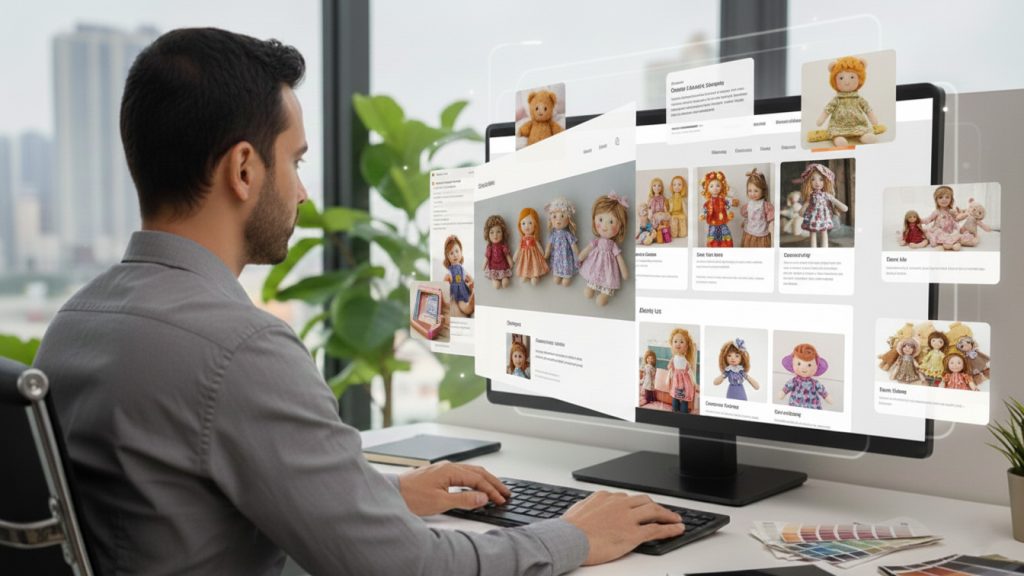 طراحی سایت عروسک سازی