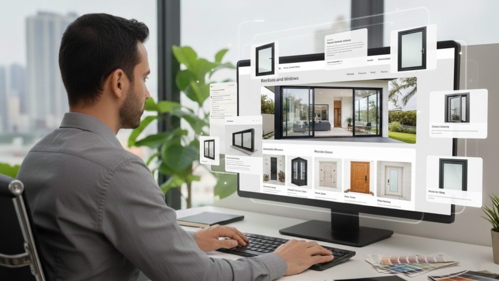 طراحی سایت درب و پنجره