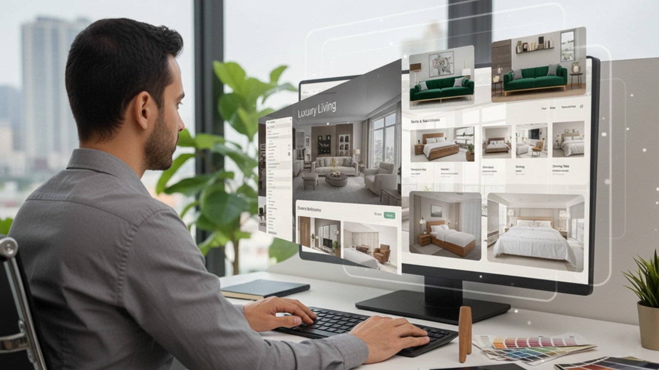 طراحی سایت مبلمان و سرویس خواب