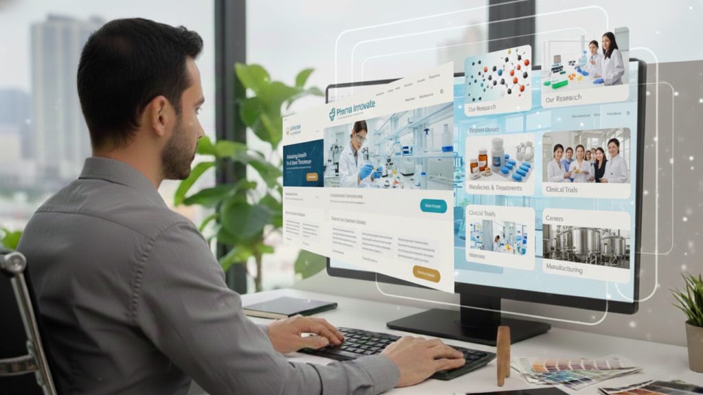 طراحی سایت داروسازی