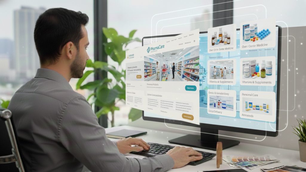 طراحی سایت داروخانه