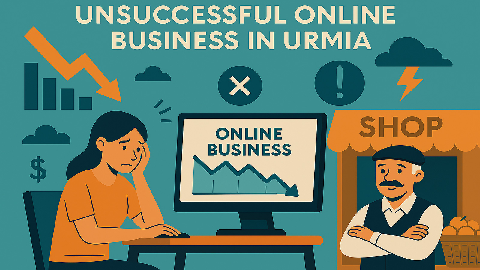 اشتباه رایج کسب‌وکارهای اینترنتی ارومیه‌ای