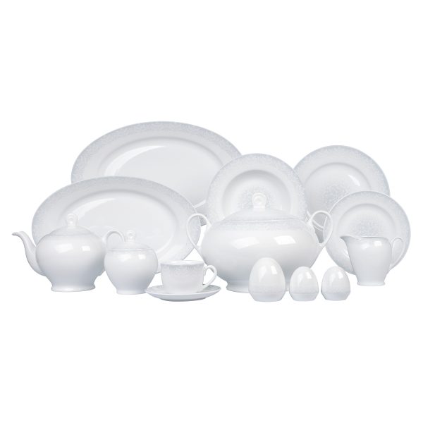 سرویس پذیرایی کامل 102 پارچه چینی زرین مدل سابرینا ایتالیا اف 12 نفره