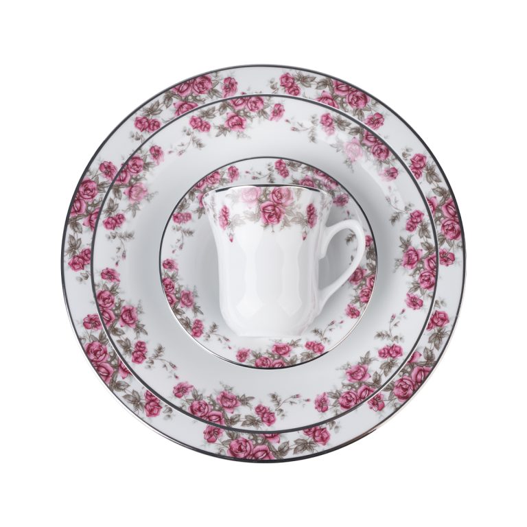 سرویس پذیرایی کامل 108 پارچه چینی زرین مدل آران شهرزاد 12 نفره