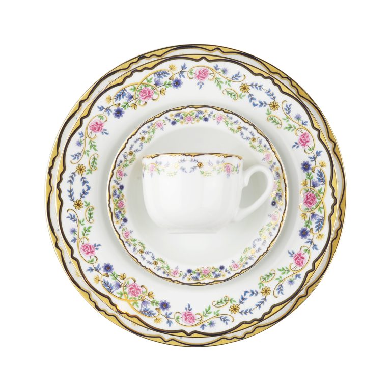 سرویس پذیرایی کامل 102 پارچه چینی زرین مدل 12 نفره گلستان