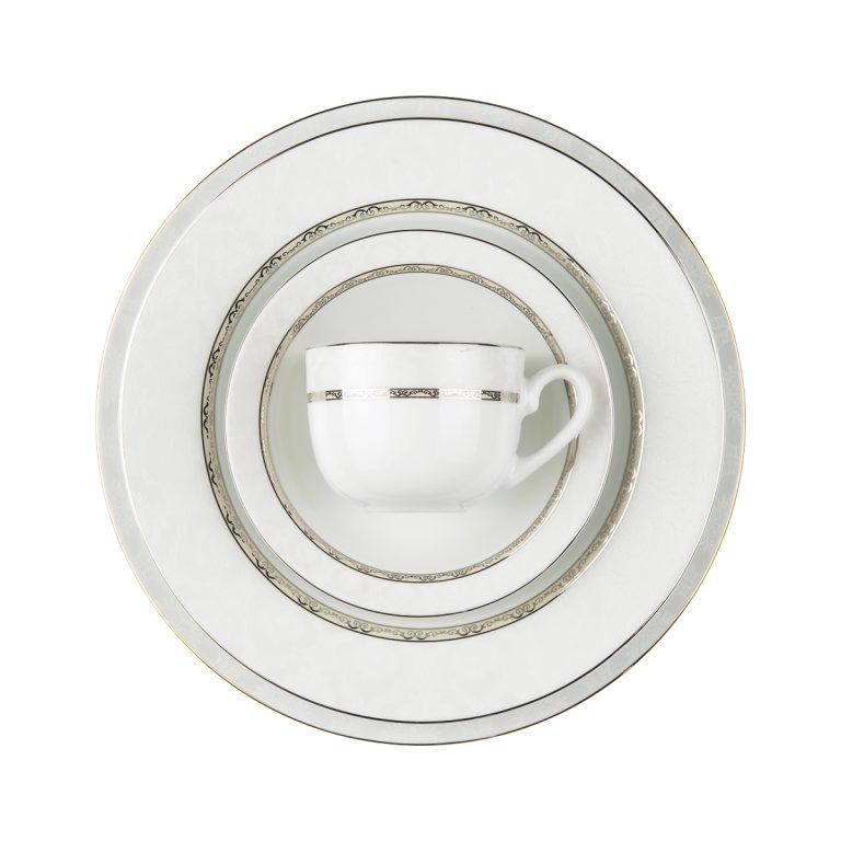 سرویس پذیرایی کامل 102 پارچه چینی زرین مدل 12 نفره هدیه پلاتینی