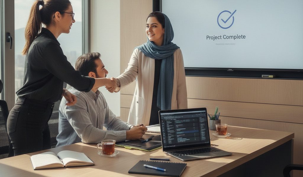 تحویل و پشتیبانی سایت ژسوس