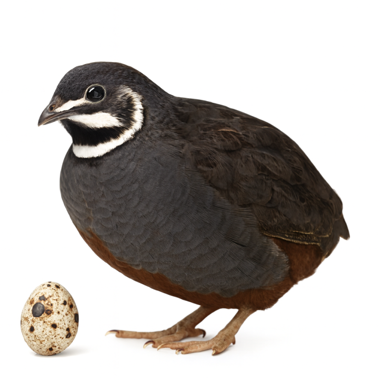 تخم نطفه دار بلدرچین مینیاتوری