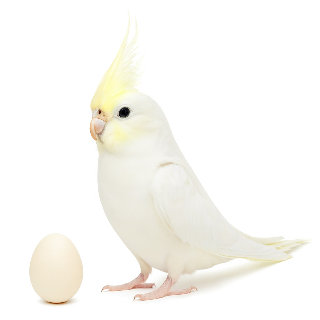 تخم نطفه دار طوطی عروس هلندی آلبینو تخم نطفه دار طوطی عروس هلندی آلبینو