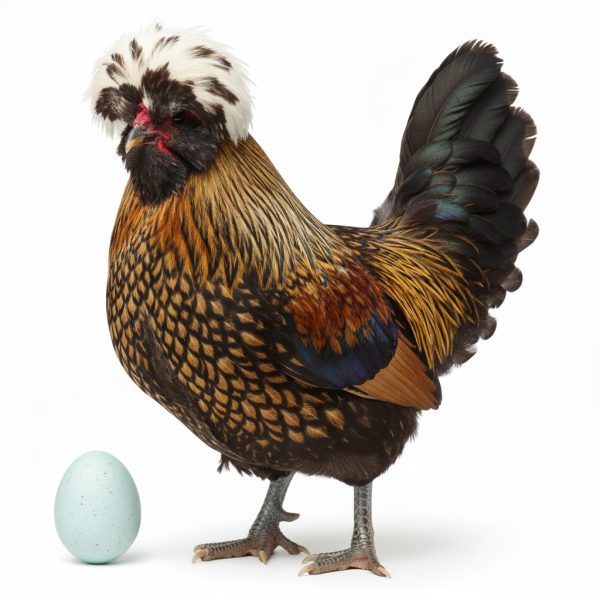 تخم نطفه دار مرغ لهستانی رنگی