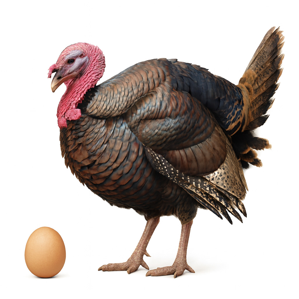 تخم نطفه دار بوقلمون برنز فرانسوی تخم نطفه دار بوقلمون برنز فرانسوی