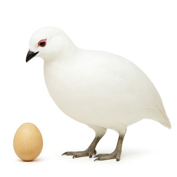 تخم نطفه دار کبک سفید